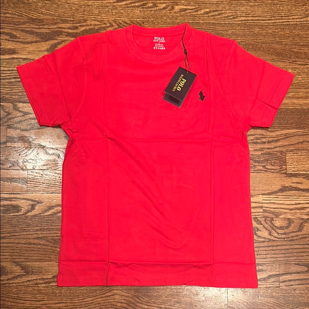 NWT Polo by Ralph Lauren Men's Red T-Shirt